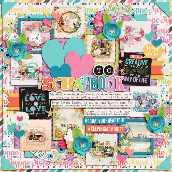 I heart to scrapbook