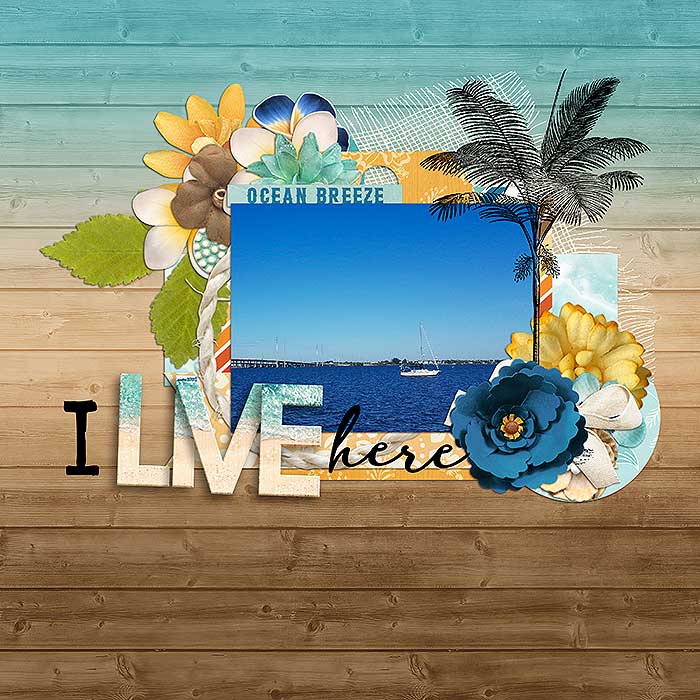 I live here