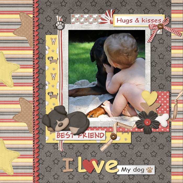 I love my dog
