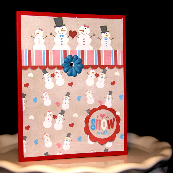 I Love U Snow Much Card