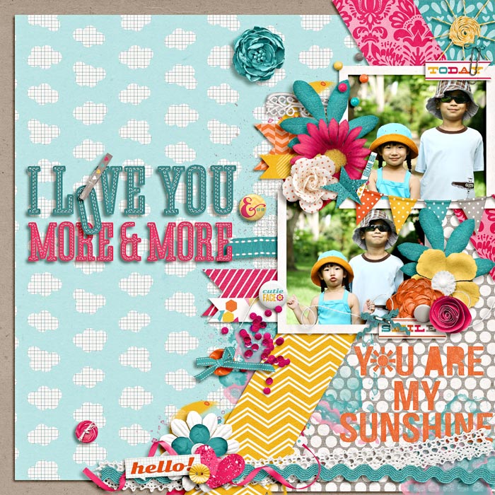 i love you more & more