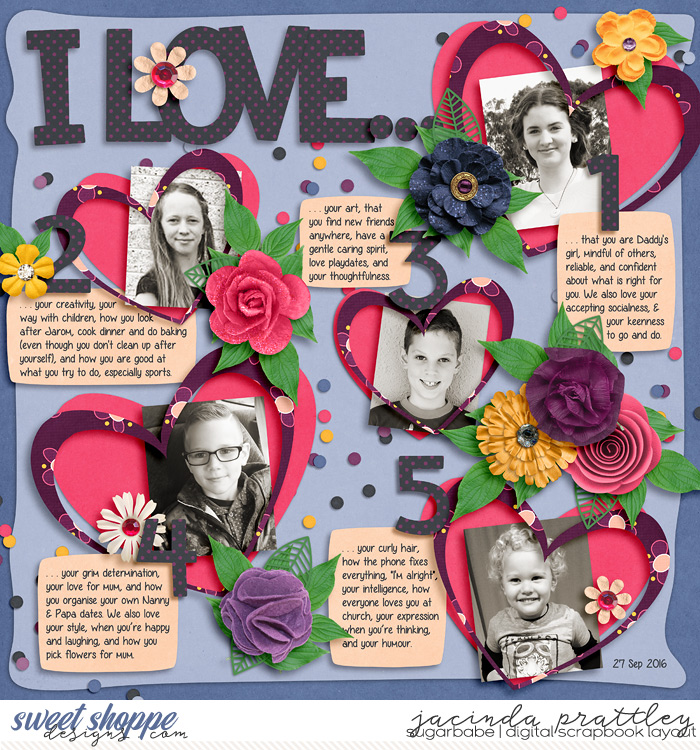 I love...