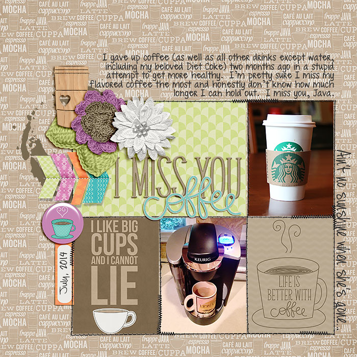 I Miss You Coffee