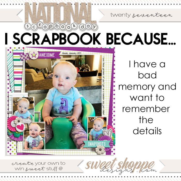I Scrapbook Because