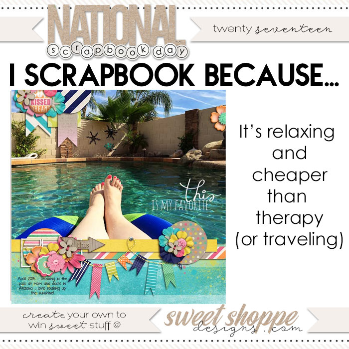 I Scrapbook Because