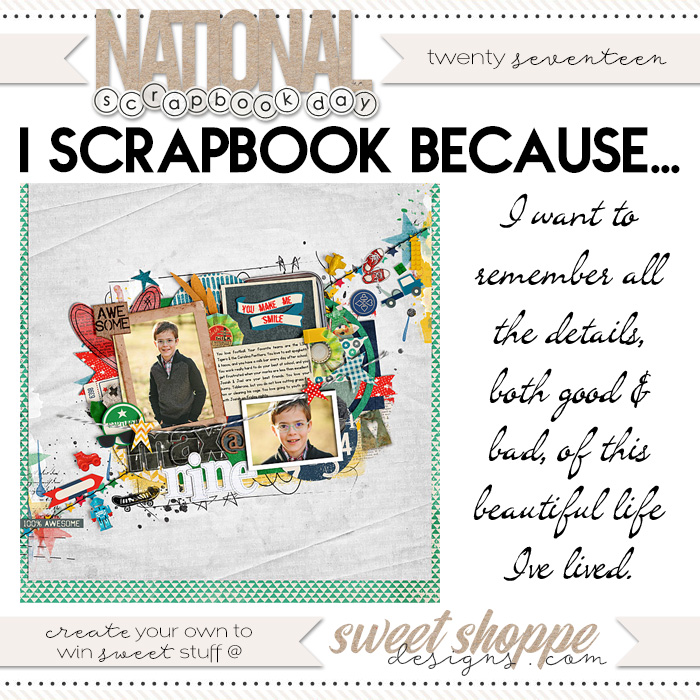 I Scrapbook Because