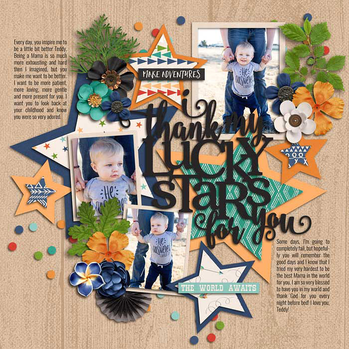 I thank my lucky stars for you...