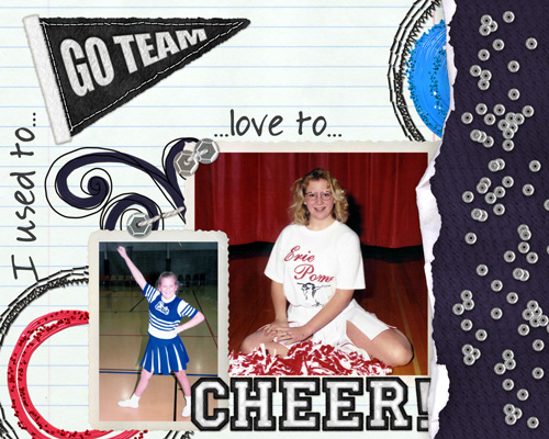 I used to be.... a cheerleader