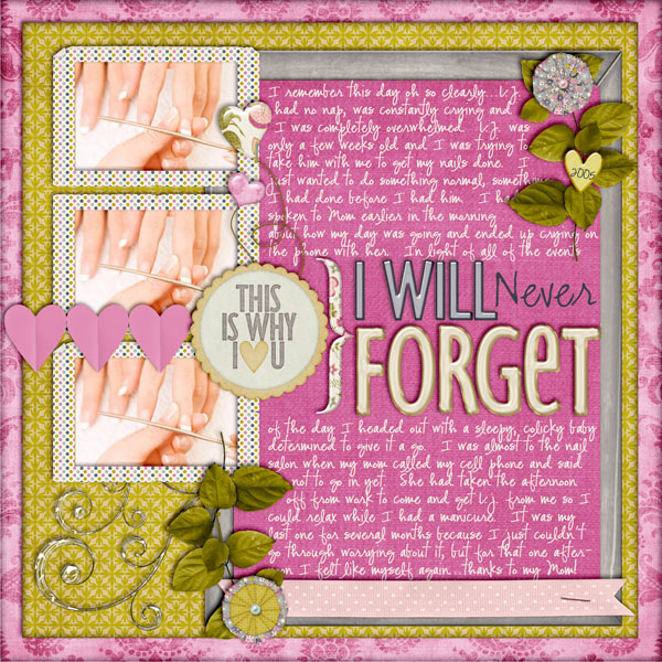 I Will Never Forget