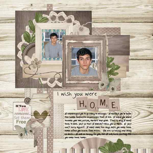 I wish you were home