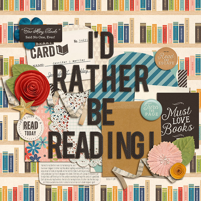 I'd rather be reading