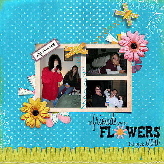 If friends were flowers....