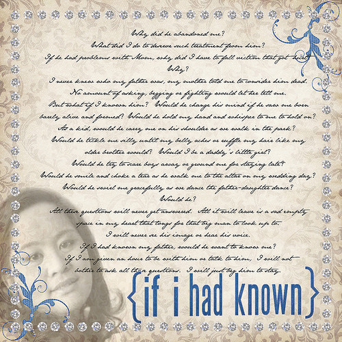 If I had known