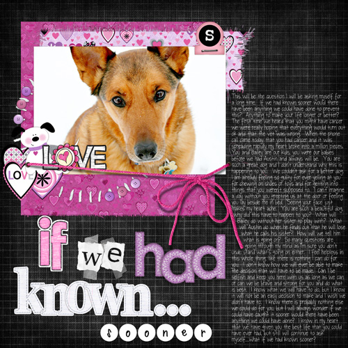 If we had known...sooner
