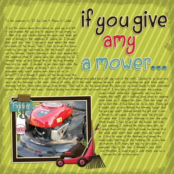If you give...