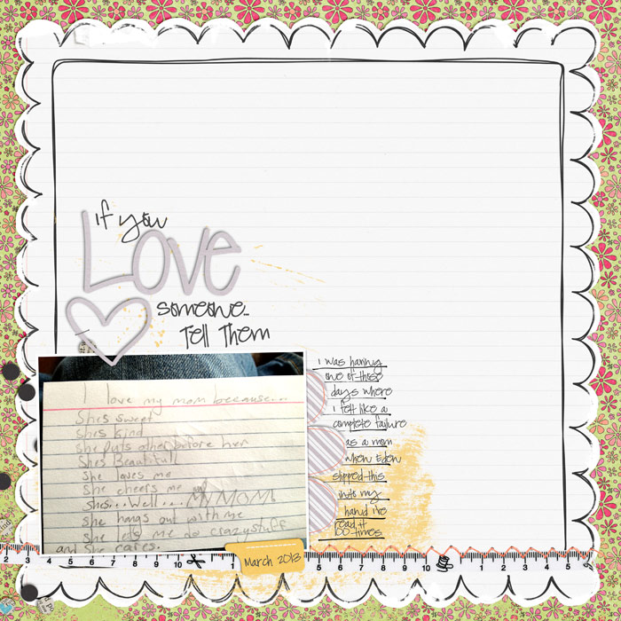 If You Love Someone...