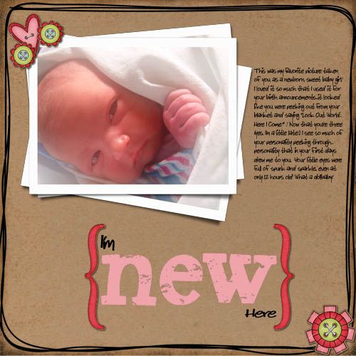 I'm {new} here....challenge
