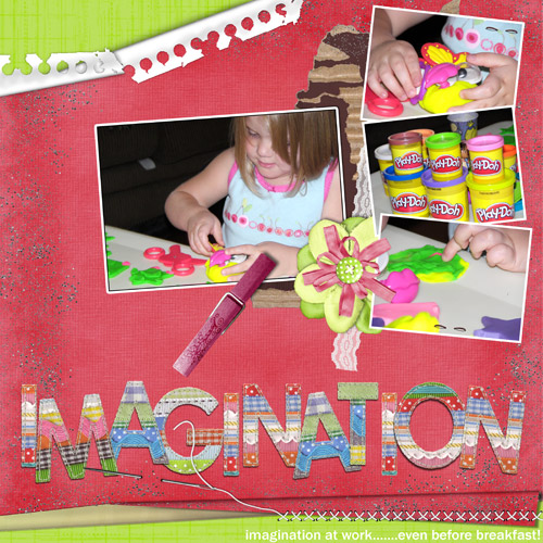 Imagination at work....even before breakfast!