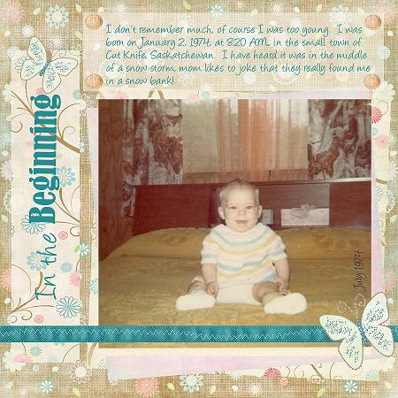 In the Beginning of me