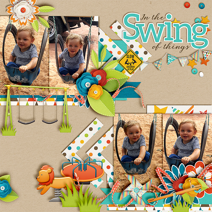 In the swing of things