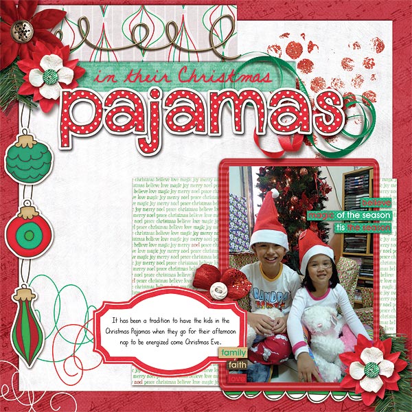 In Their Christmas Pajamas