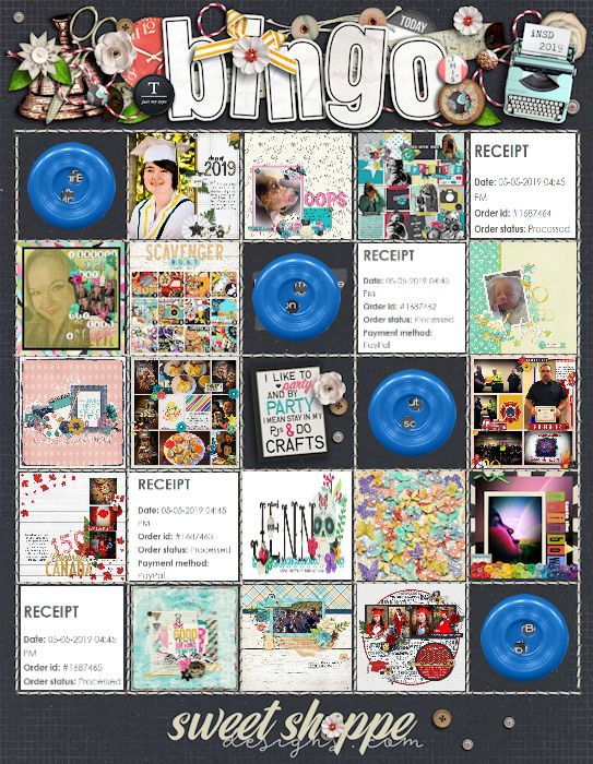 iNSD 2019 BINGO Blackout