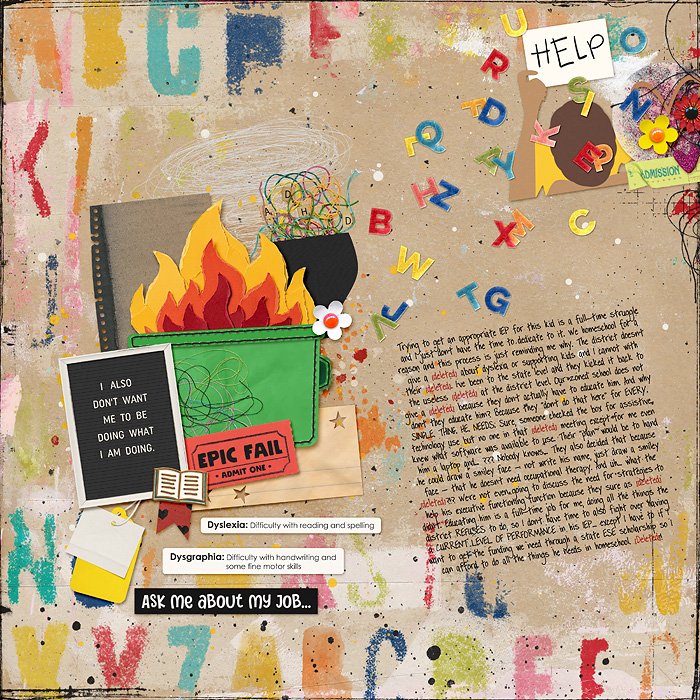 iNSD art journaling challenge