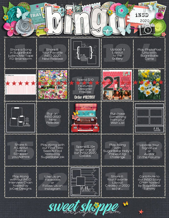 iNSD Bingo 2020