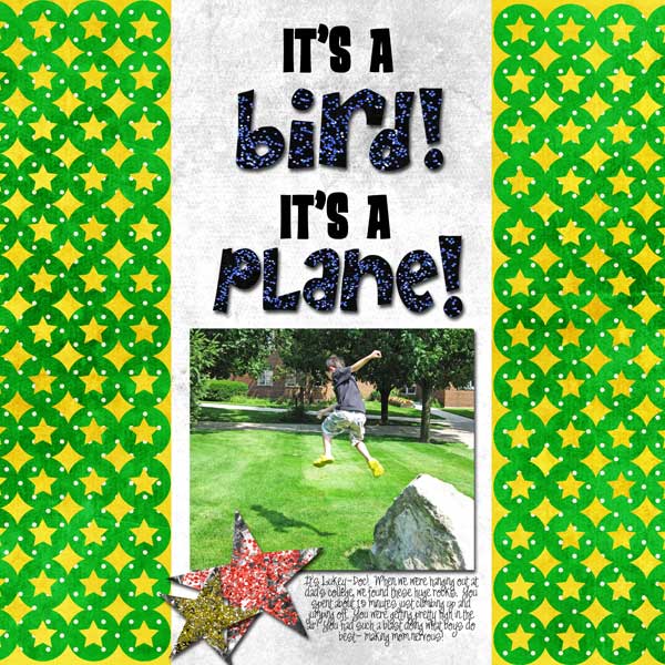 it's a bird!  it's a plane!