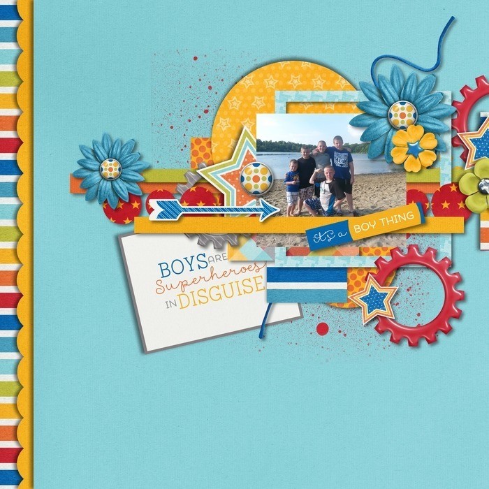 {It's A Boy Thing} by Tickled Pink Studio