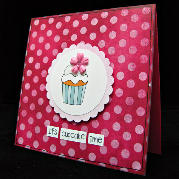 It's Cupcake Time (hybrid card)