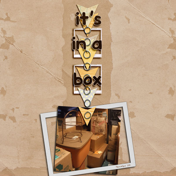 It's in a box
