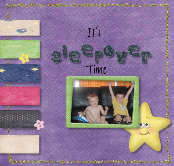 It's sleepover time