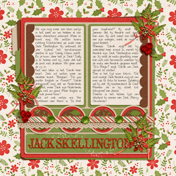 Jack Skellington - Snapshots with Sandy Claws