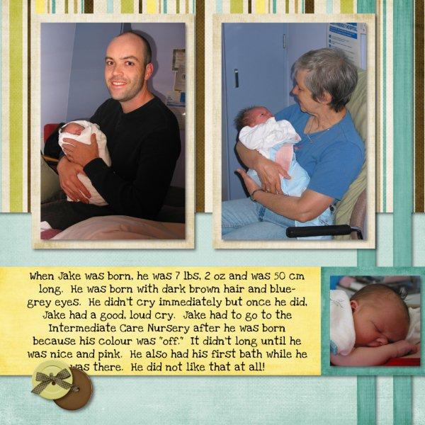 Jake's 1st full day!