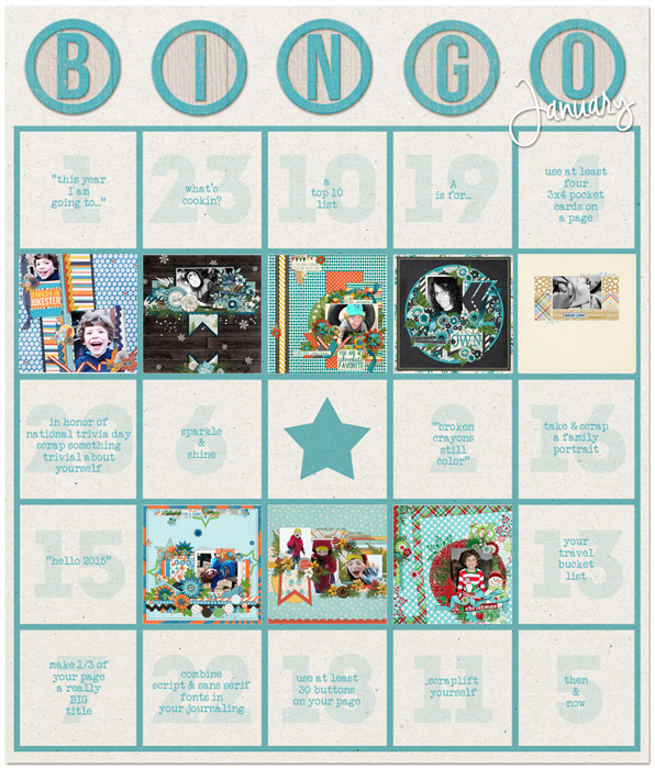 january bingo card
