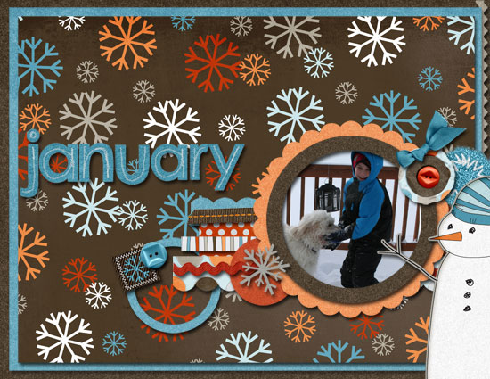 January Calendar Page