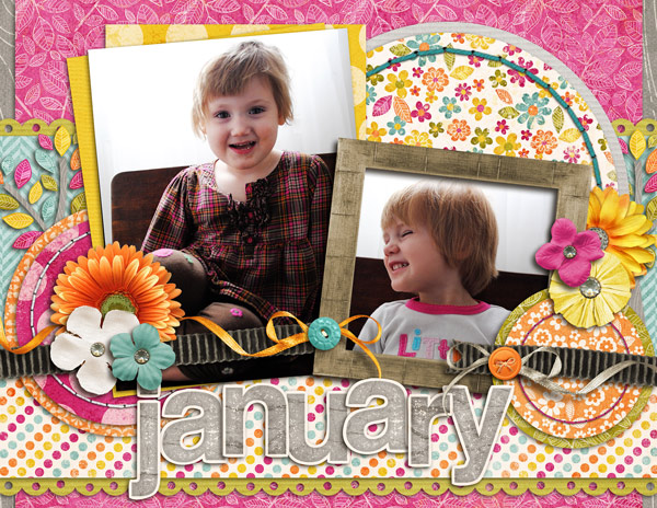 January Calendar Topper