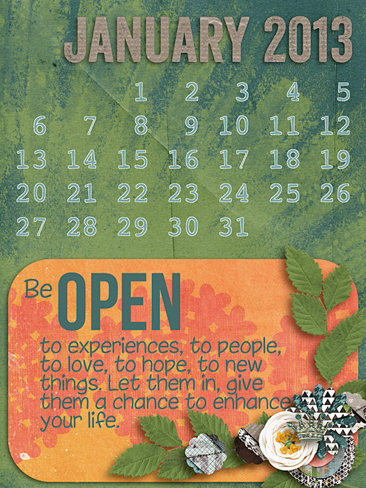 January Card