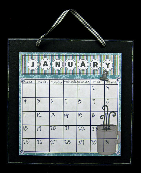 January Hybrid Calendar