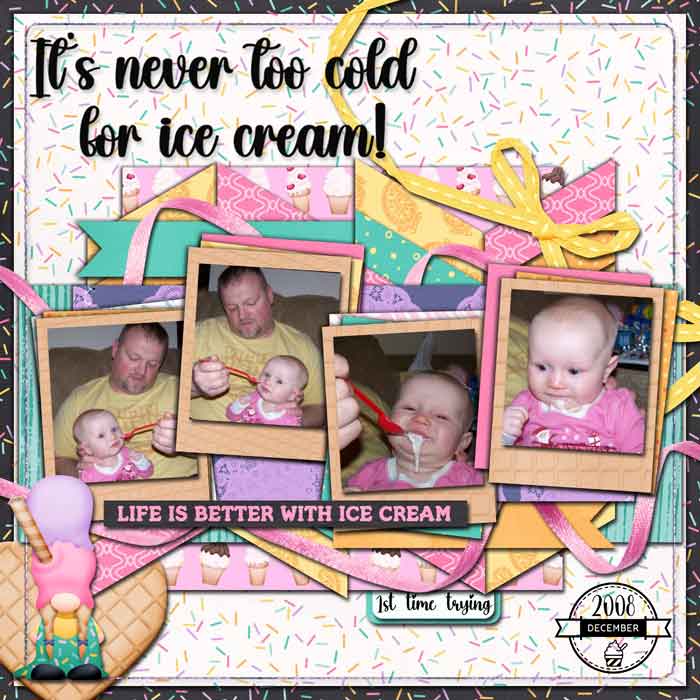 Jensen Tries Ice Cream - 1st Time