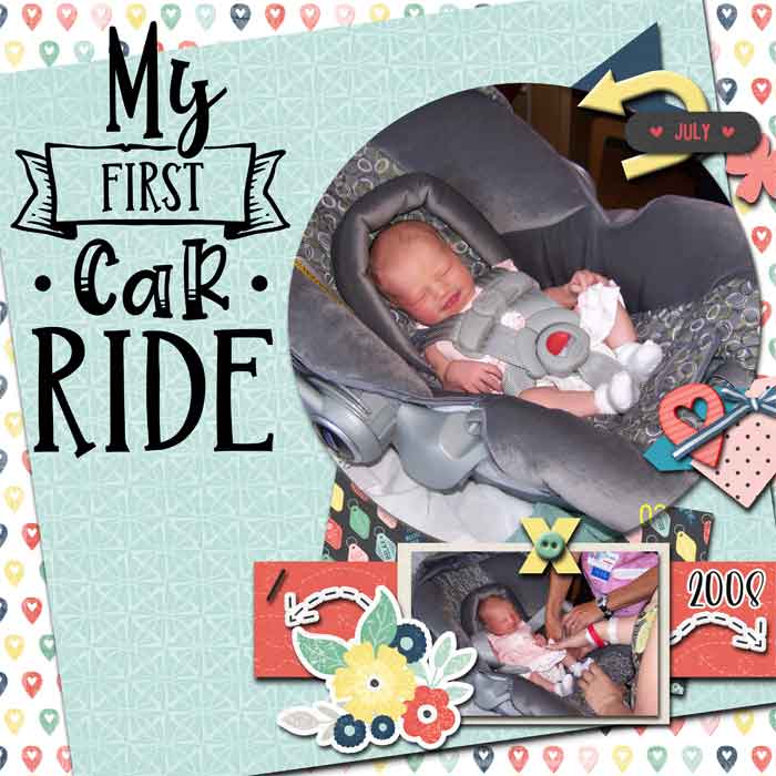 Jensen's 1st Car Ride