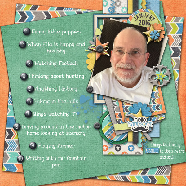Joes Smile 10 Things - Bingo #10