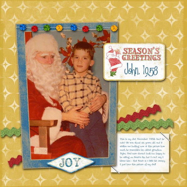 John & Santa 1958