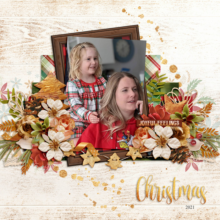 Joy with auntie