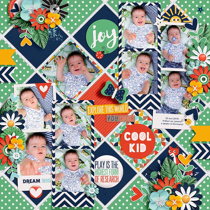 Joyful baby