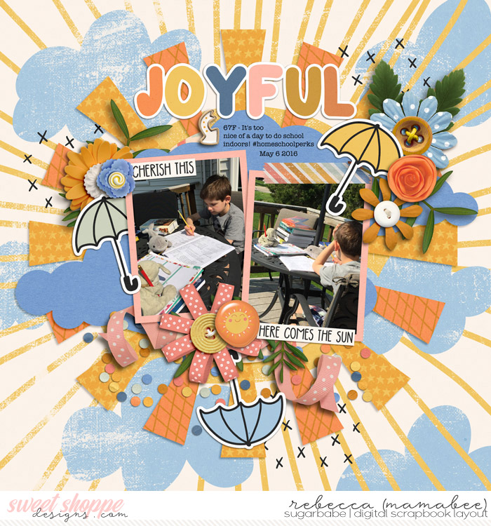 Joyful spring day