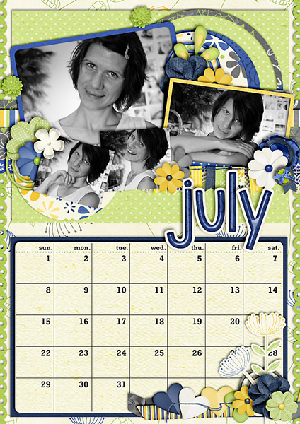 July 2012 Calendar