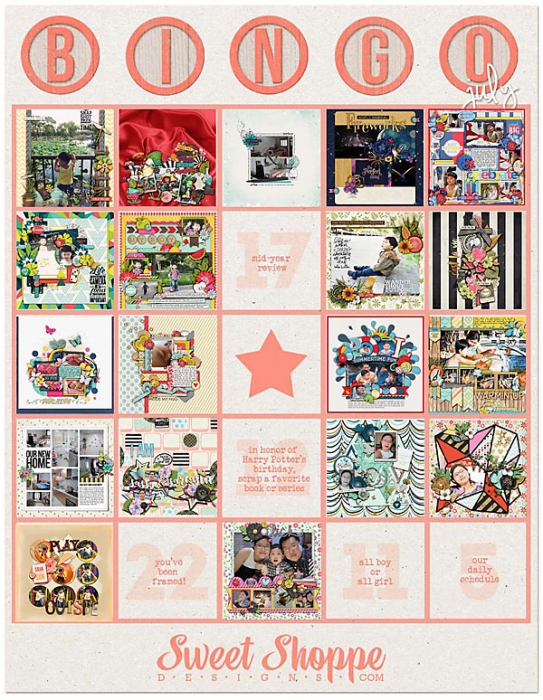 July 2015 Bingo