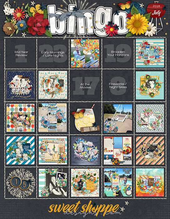 July 2018 Bingo